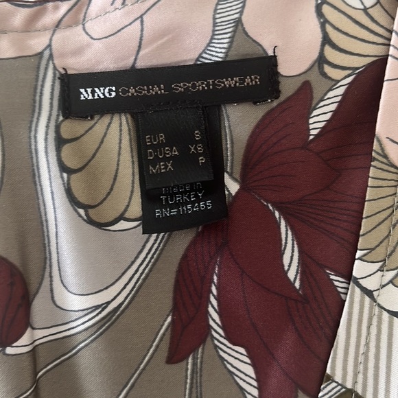 Mango Print Short Dress. XS - Picture 4 of 6